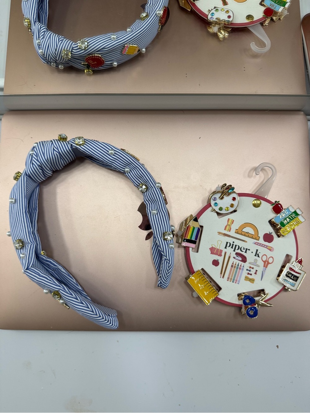 Brand New Piper K Teacher Headband and Hairclips